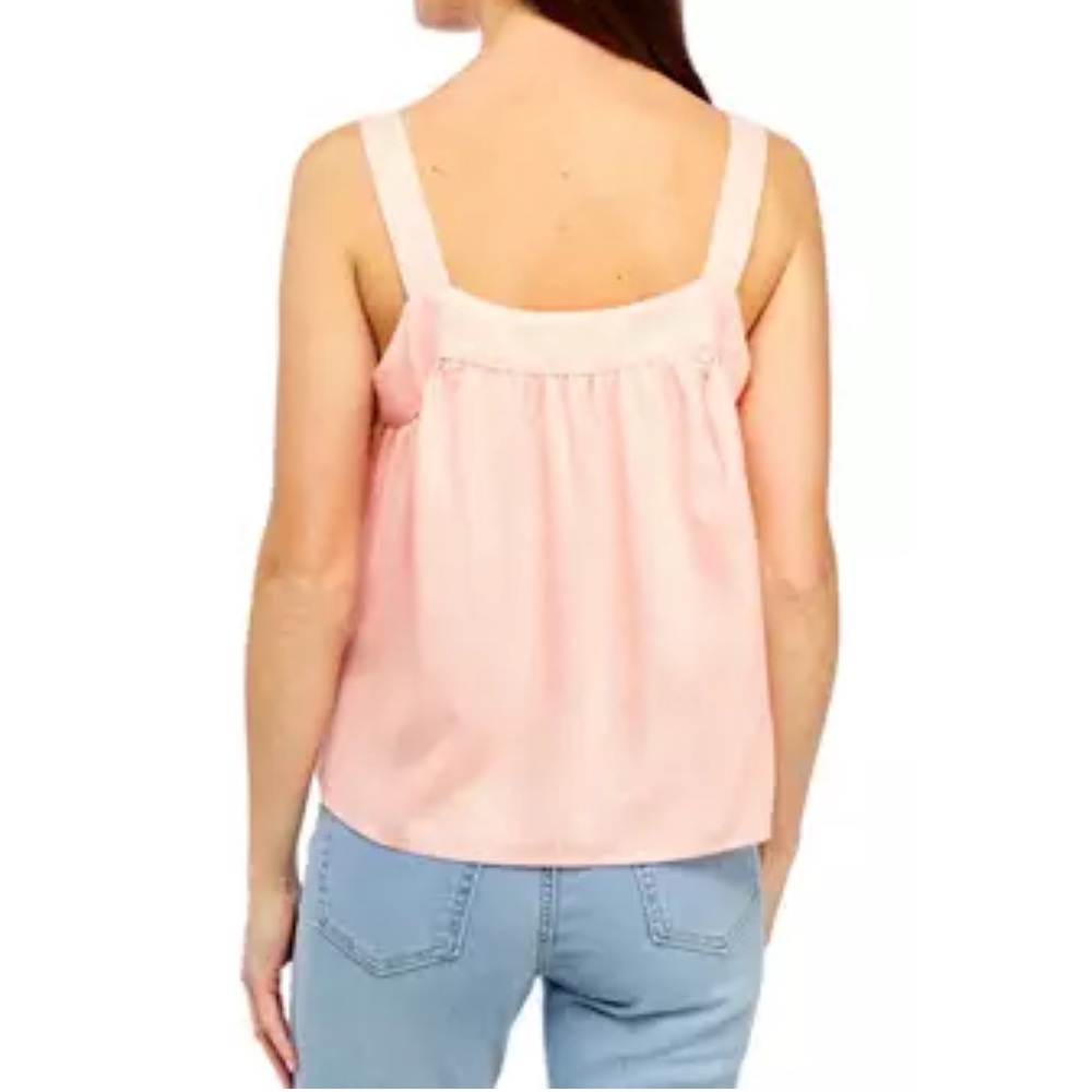 Wonderly Petite tie neck Tank Top - Picture 2 of 6